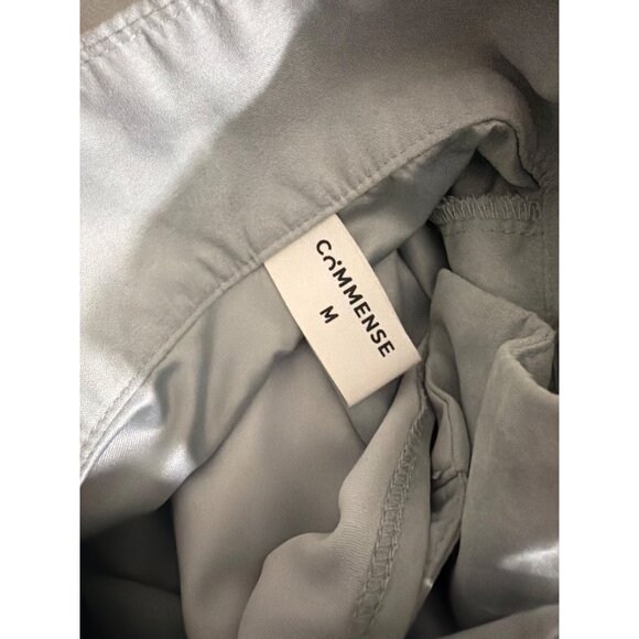 Commense Vintage-Style Puff Sleeve Button-Down Top Size M - Picture 3 of 3